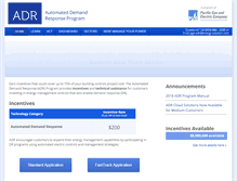 Tablet Screenshot of pge-adr.com